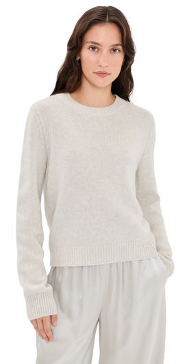 Sablyn Sablyn Noa Shrunken Crew Cashmere Sweater Blizzard