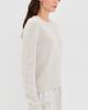 Sablyn Sablyn Noa Shrunken Crew Cashmere Sweater Blizzard - 4