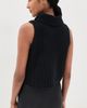 Sablyn Sablyn Saige Cropped Turtleneck Cashmere Pullover Black - 3