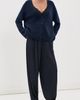 Sablyn Sablyn Samson Relaxed Saddle Raglan Cardigan Midnight Navy - 5