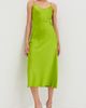 Sablyn Sablyn Taylor V Neck Silk Dress Chartruese - 5