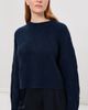 Sablyn Sablyn Tristan Cashmere Crew Neck Pullover Midnight Navy - 3