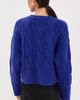 Sablyn Sablyn Tristan Crew Neck Sweater Cobalt Blue - 3