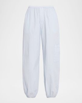 Sablyn Tonni Crinkled Cotton Joggers