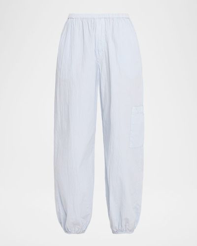 Sablyn Tonni Crinkled Cotton Joggers
