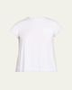 SACAI Cotton Poplin x Cotton Jersey T-Shirt - 1