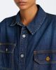 Sacai Sacai Asymmetric denim shirt dress - 3