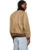 sacai sacai Beige Cotton Chino Bomber Jacket - 3