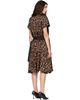 sacai sacai Beige Leopard x Cotton Jersey Midi Dress - 3