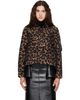 sacai sacai Beige Leopard x Nylon Twill Jacket - 1