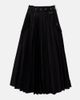 Sacai Sacai Belted cotton-blend gabardine midi skirt - 1