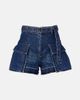 Sacai Sacai Belted denim shorts - 1