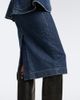 Sacai Sacai Belted peplum denim midi skirt - 4