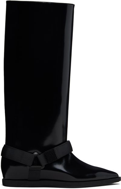 sacai sacai Black Belted Tall Boots