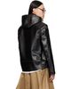 sacai sacai Black Blouson Leather Jacket - 3