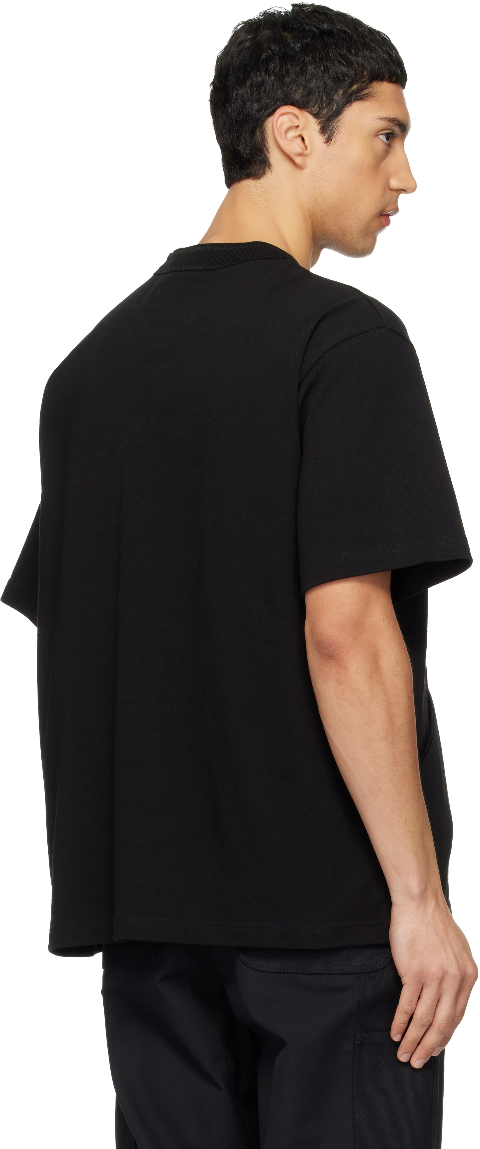 sacai - Black Carhartt WIP Edition Cotton Jersey T-shirt