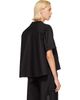 sacai sacai Black Cotton Weather & Cotton Cashmere Knit Sweater - 3