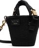 sacai sacai Black Hybrid Micro Marche Bag - 1