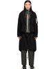sacai sacai Black Nylon Twill x Ripstop Coat - 1