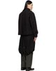 sacai sacai Black Nylon Twill x Ripstop Coat - 3