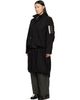 sacai sacai Black Nylon Twill x Ripstop Coat - 4
