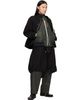 sacai sacai Black Nylon Twill x Ripstop Coat - 5