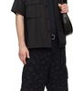 sacai sacai Black Overdyed Floral Print Cargo Shorts - 4