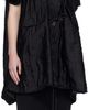 sacai sacai Black Quilted Satin Hooded Vest - 4