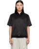 sacai sacai Black Rayon Cotton Twill Shirt - 1