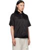 sacai sacai Black Rayon Cotton Twill Shirt - 2
