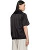 sacai sacai Black Rayon Cotton Twill Shirt - 3