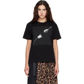 sacai sacai Black Robert Mapplethorpe Tulip T-shirt