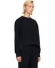 sacai sacai Black Sponge Sweat & Cotton Poplin Sweatshirt - 2