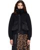 sacai sacai Black Sponge Sweat Blouson Jacket - 1