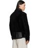 sacai sacai Black Suede Blouson Jacket - 3