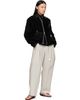 sacai sacai Black Suede Blouson Jacket - 4