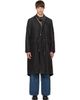 sacai sacai Black Sueded Cotton Coat - 1