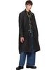 sacai sacai Black Sueded Cotton Coat - 4