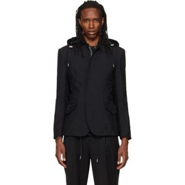 sacai sacai Black Suiting x Nylon Twill Blazer