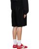 sacai sacai Black Wool Melton 'BEING' Shorts - 3