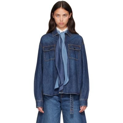 sacai sacai Blue Denim Shirt