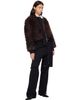 sacai sacai Brown Blouson Curly Faux-Fur Jacket - 4