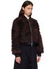sacai sacai Brown Blouson Curly Jacket - 2