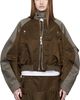 sacai sacai Brown Chino & Twill Bomber Jacket - 1