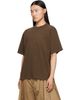 sacai sacai Brown Cotton Jersey T-shirt - 4