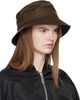 sacai sacai Brown Single Brim Pocket Bucket Hat - 2