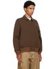 sacai sacai Brown Sponge Sweat Polo - 2