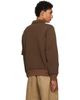 sacai sacai Brown Sponge Sweat Polo - 3