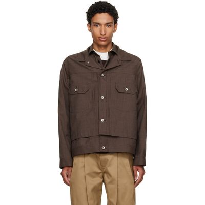 sacai sacai Brown Suiting Jacket