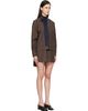 sacai sacai Brown Suiting Minidress - 2